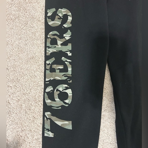 Boy’s Jogger Sweatpants Bundle - Set of 3 - NBA 76ers, Members Mark Size M 10/12 - Picture 4 of 12